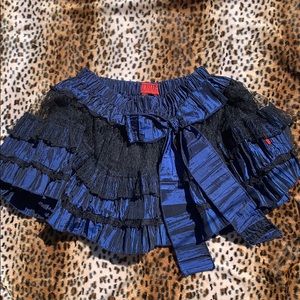 Tripp Black and Blue Iridescent Tutu